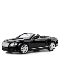 Black convertible car on a white background