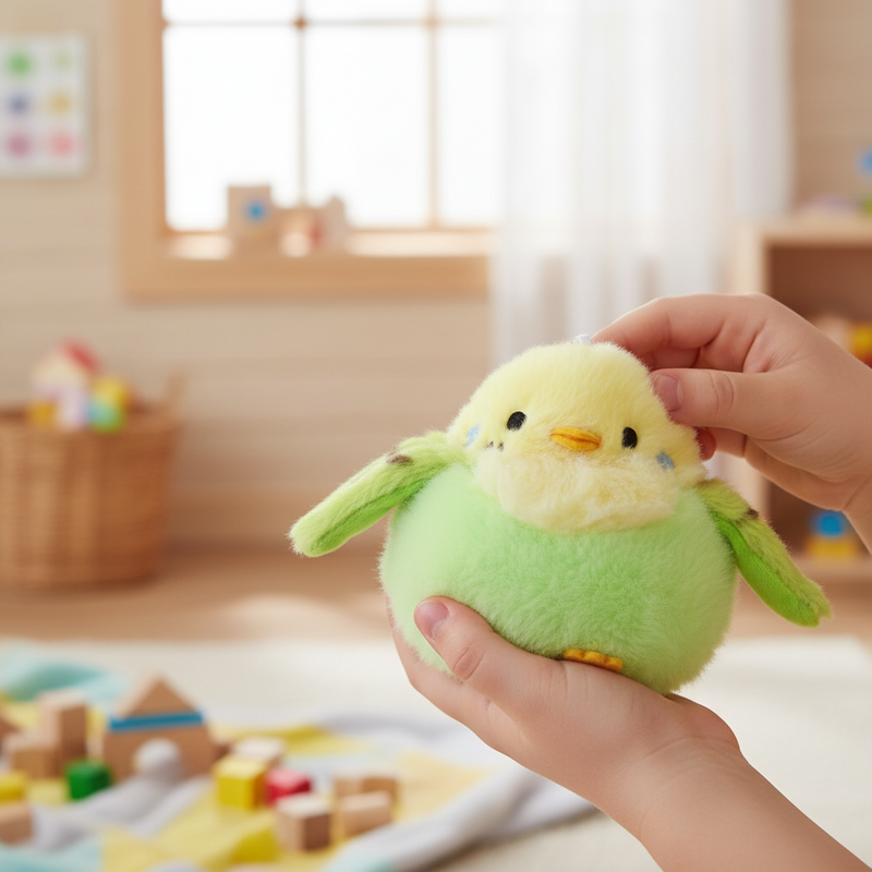 5-Inch Soft Bibble Bird Stuffed Animal Plush Toy
