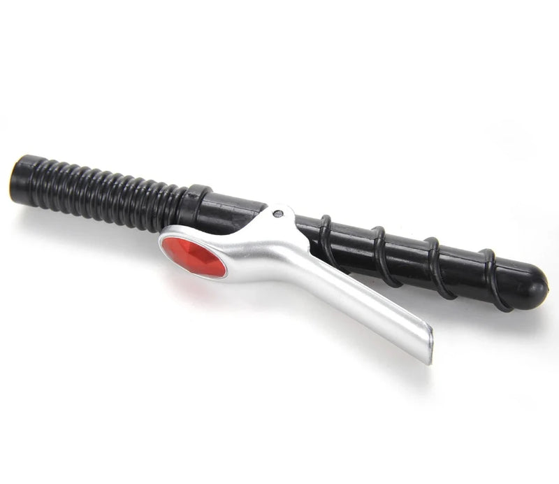 Bigboy toy curling iron with black and silver design, part of the children's pretend play fashion styling kit.