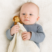 Monkey Lovey Security Blanket for Babies