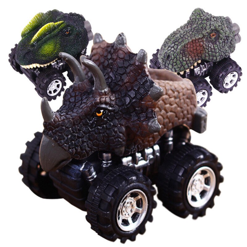 Pull Back Dinosaur Toy Car
