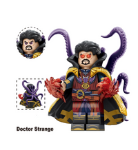 Doctor Strange action figure with detailed costume and tentacles on a white background