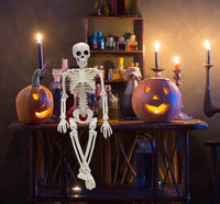 DIY poseable skeletons for haunted house decorations