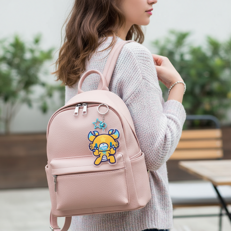 Gloomy Cancer Keychain