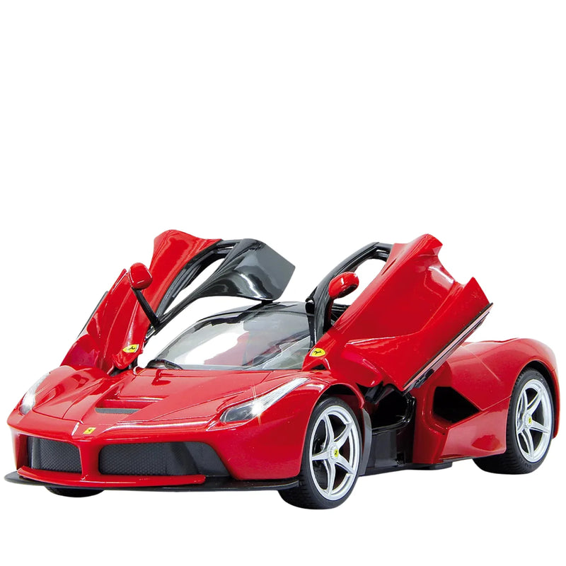 Remote Control Red Ferrari 1:14 RC Ferrari LaFerrari Car with Butterfly Doors – Red Remote Contro ...