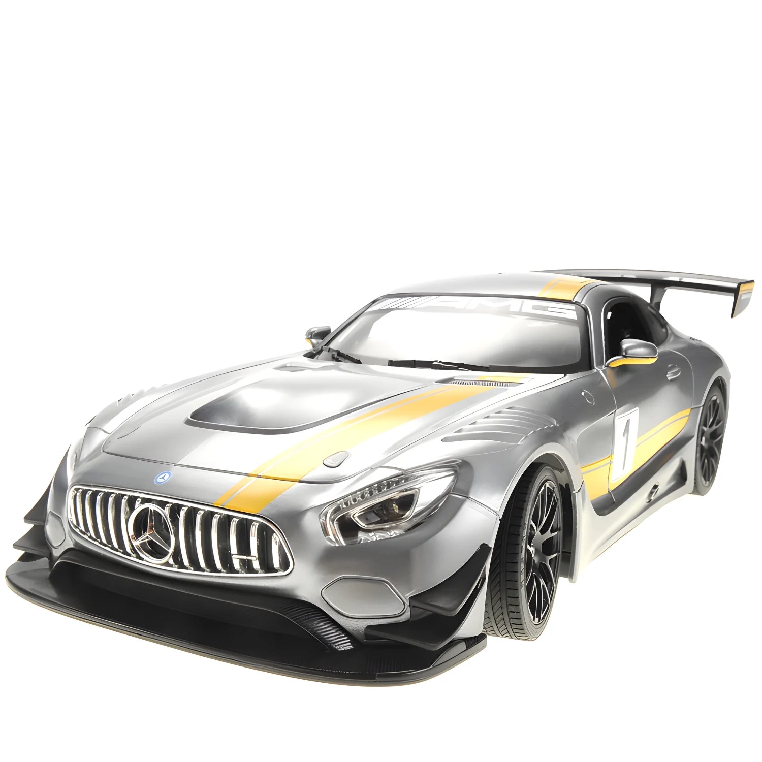 RC Mercedes-AMG GT3 1:14 Scale – Gray Remote Control Car with Detailed Design
