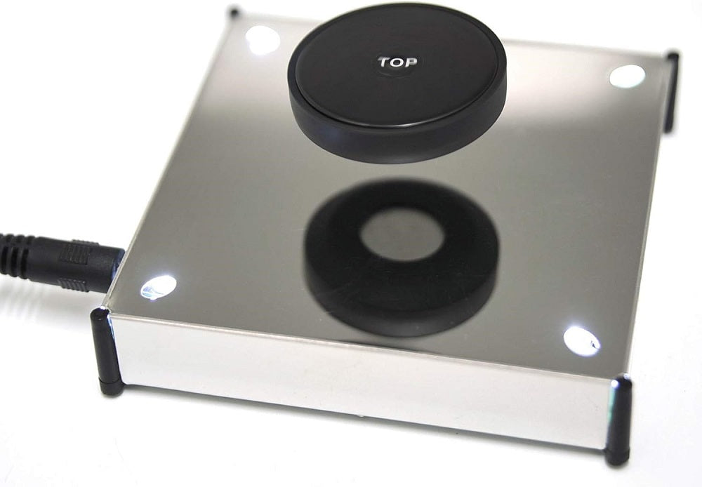 Magnetic Levitation Platform Silver | Floating Ion Revolution Display Levitation Tray