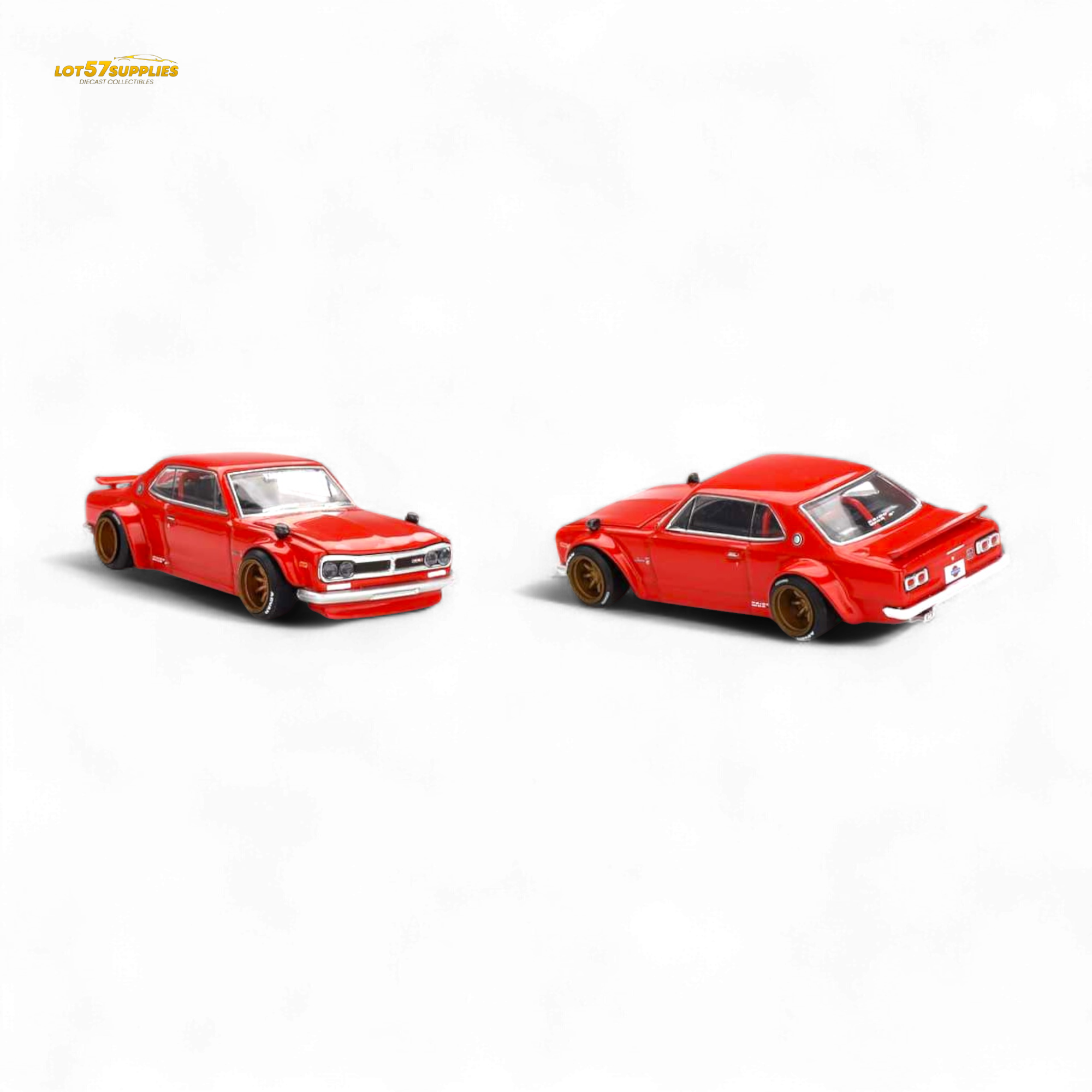 1:64 Scale Kaido House Nissan Skyline 2000GT-R Red (KPGC10) Kaido Street V1