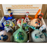 12-Pack Handmade XL Kids Bath Bombs with Surprise Paw Patrol Figures