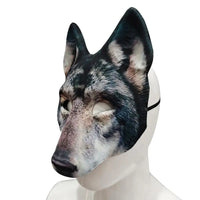 Halloween Party Mask Scary Wolf Mask Animal Face Mask Cosplay Prop Wolf Masque Masquerade Costume Dress Up Accessory