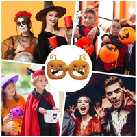 Pumpkin Glasses Dress Up Glasses Halloween Selfie Props Pumpkin Cosplay Glasses Costume Eyewear Novelty Eyewear For Boys And