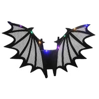 Halloween Wings With Colorful LED Light Gothic Black Bat Wings Vampire Bat Costume Wings Halloween Costume Accessories