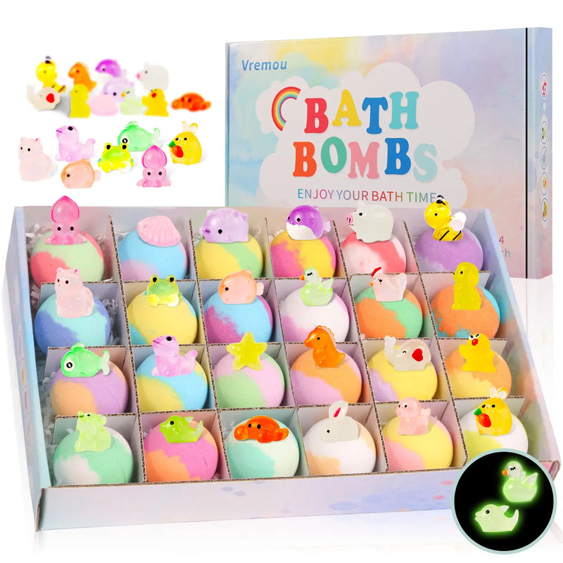 Natural Kids Bath Bombs with Surprise Toys