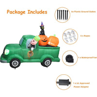 Halloween Inflatables Outdoor Decorations with LED Lights