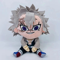 20cm Anime Demon Slayer Figures Kyoumei Iguro Obanai Sanemi Uzui Tengen Doll Plush Toys