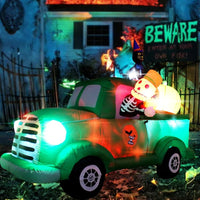 Halloween Inflatables Outdoor Decorations with LED Lights