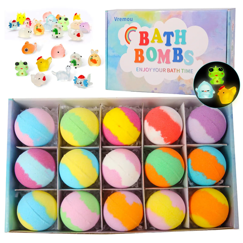 Natural Kids Bath Bombs with Surprise Toys