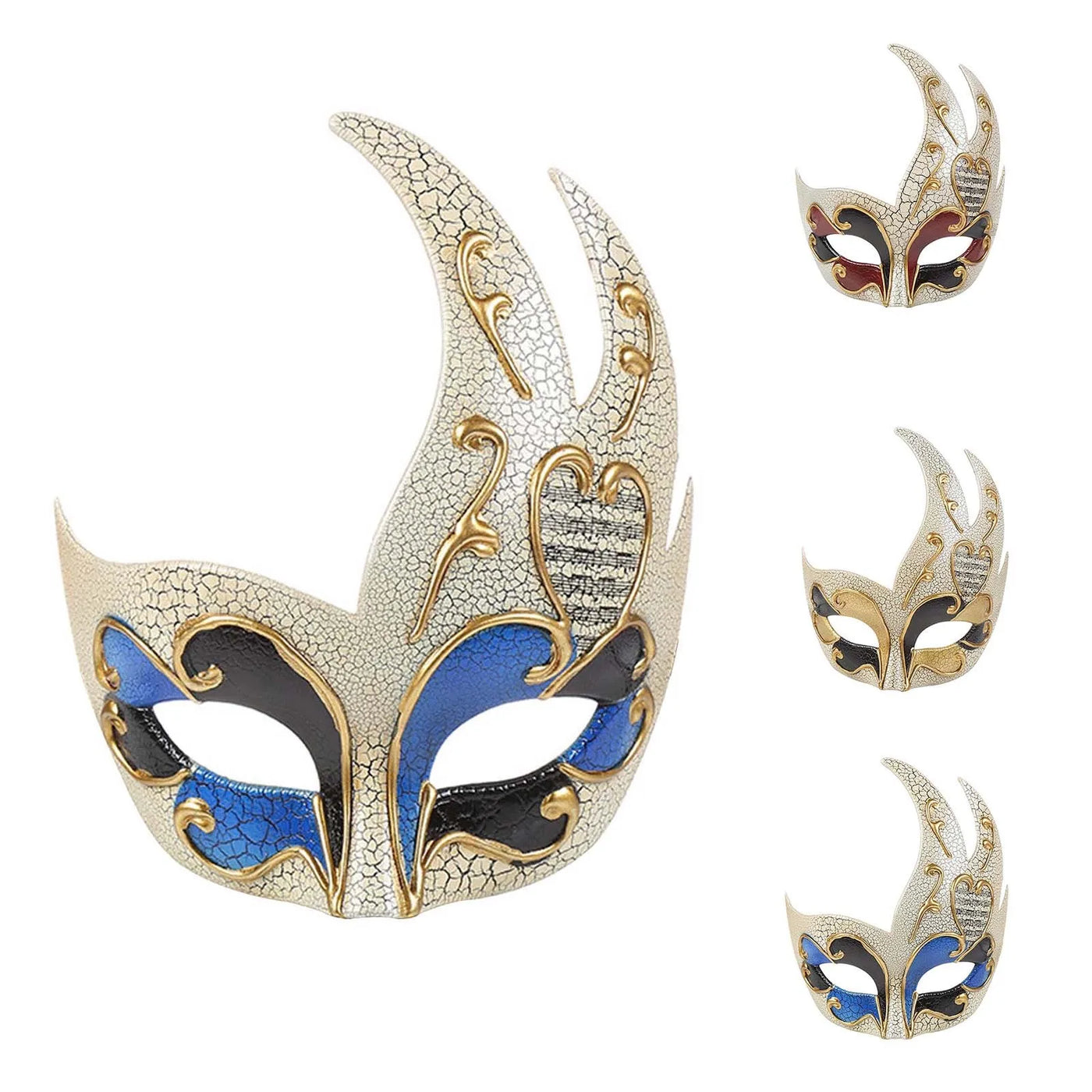 Full Face Venetian Masquerade Masks for Women