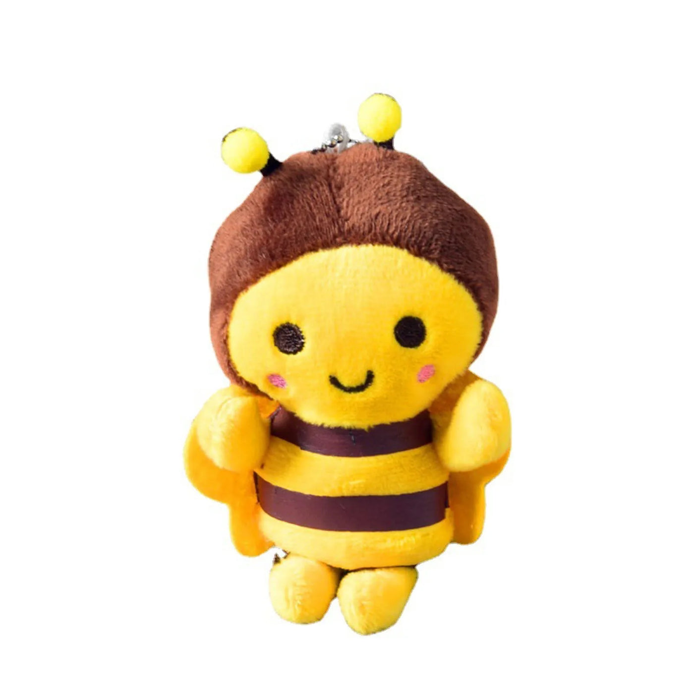 Merrymakers Bee Doll Cute Yellow Hanging H Toy | Cartoon Bag Hanging Rag Doll Key Chain, 20g