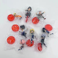 8 Pcs/Set Naruto Plush PVC Mini Action Figures