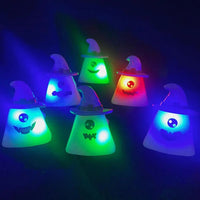 Halloween Light Up Rings Ghost Rings For Children Led Flash Ghost Finger Lights Led Party Favors Rings Ghost Led Finger Rings