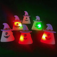 Halloween Light Up Rings Ghost Rings For Children Led Flash Ghost Finger Lights Led Party Favors Rings Ghost Led Finger Rings