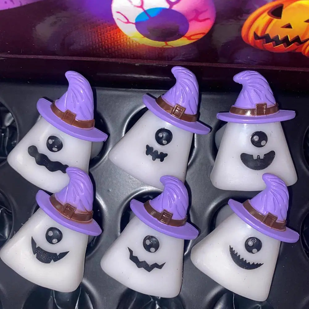 Halloween Light Up Rings Ghost Rings For Children Led Flash Ghost Finger Lights Led Party Favors Rings Ghost Led Finger Rings