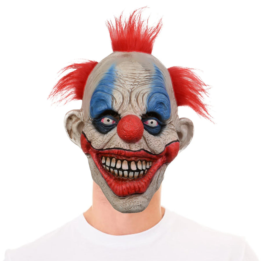 Halloween Mask The Clown Face Cover Horror Latex Clown Face Evil Clown Costume Accessories Adults Creepy Halloween Decoration