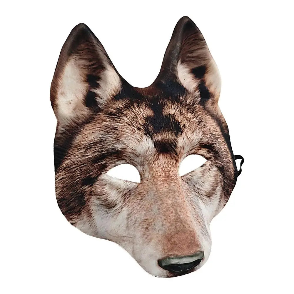 Halloween Party Mask Scary Wolf Mask Animal Face Mask Cosplay Prop Wolf Masque Masquerade Costume Dress Up Accessory