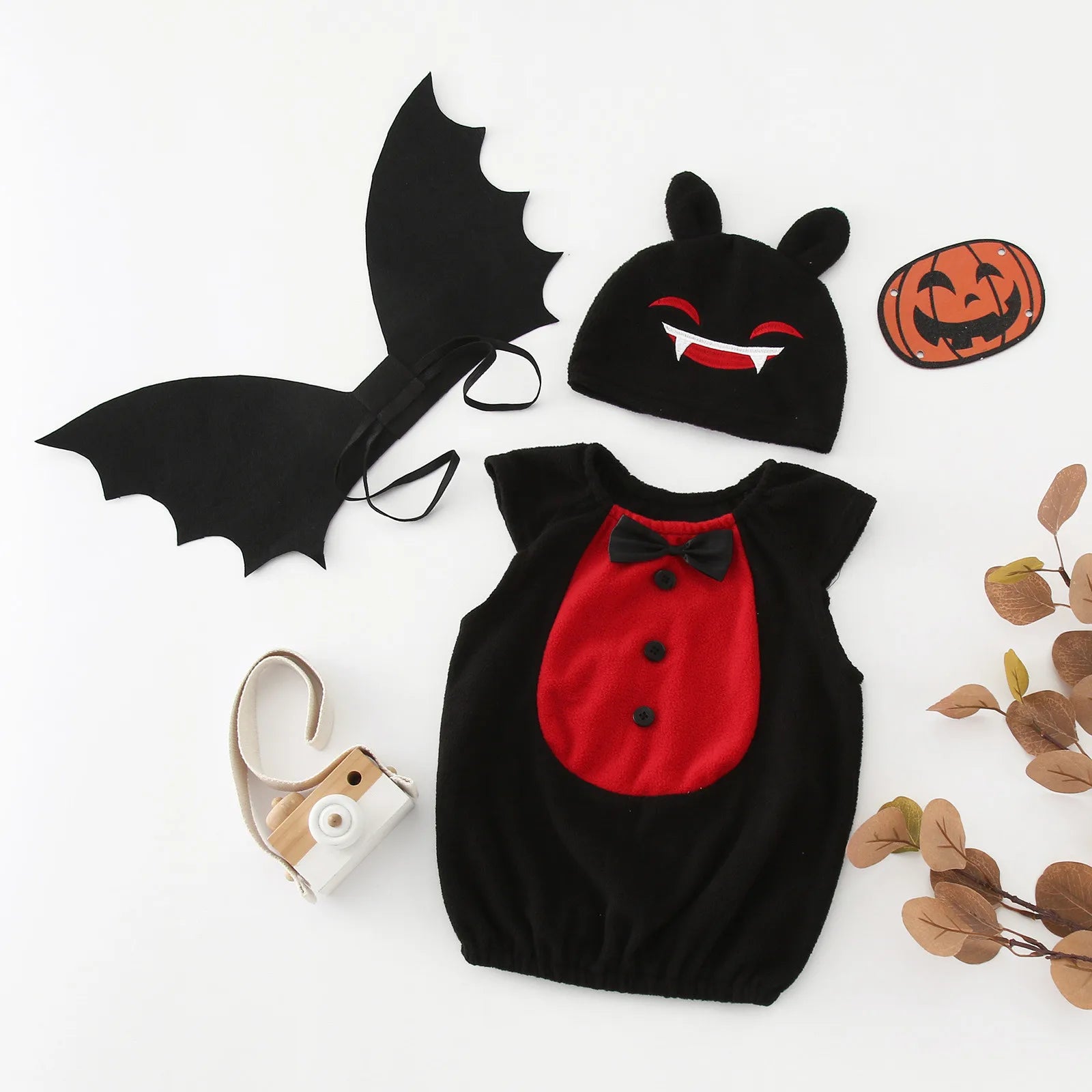 Toddler Infant Baby Sets Girls Boys Halloween Bat Monster 