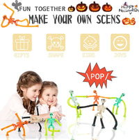 Halloween party favors - skeleton action figure toys