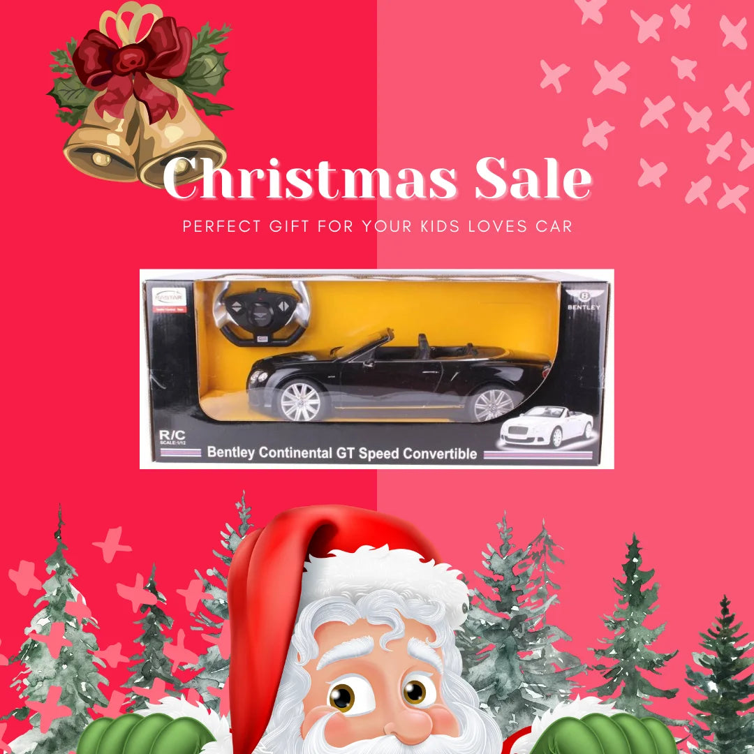 Christmas sale of Bentley Continental GT Speed Convertible RC car toy gift for Christmas 2024
