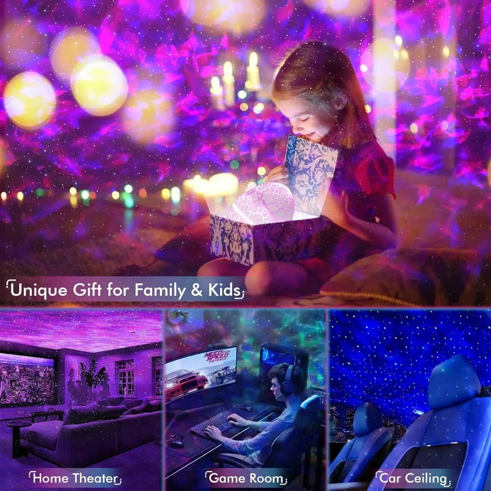Unique gift for family and kids, suitable for home theater, game room, or car ceiling.