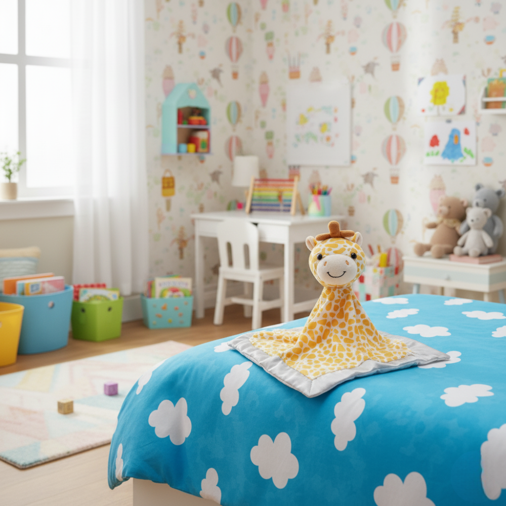 Jordan Giraffe Plush Doll – Soft Cuddly Giraffe Stuffed Animal for Kids & Babies