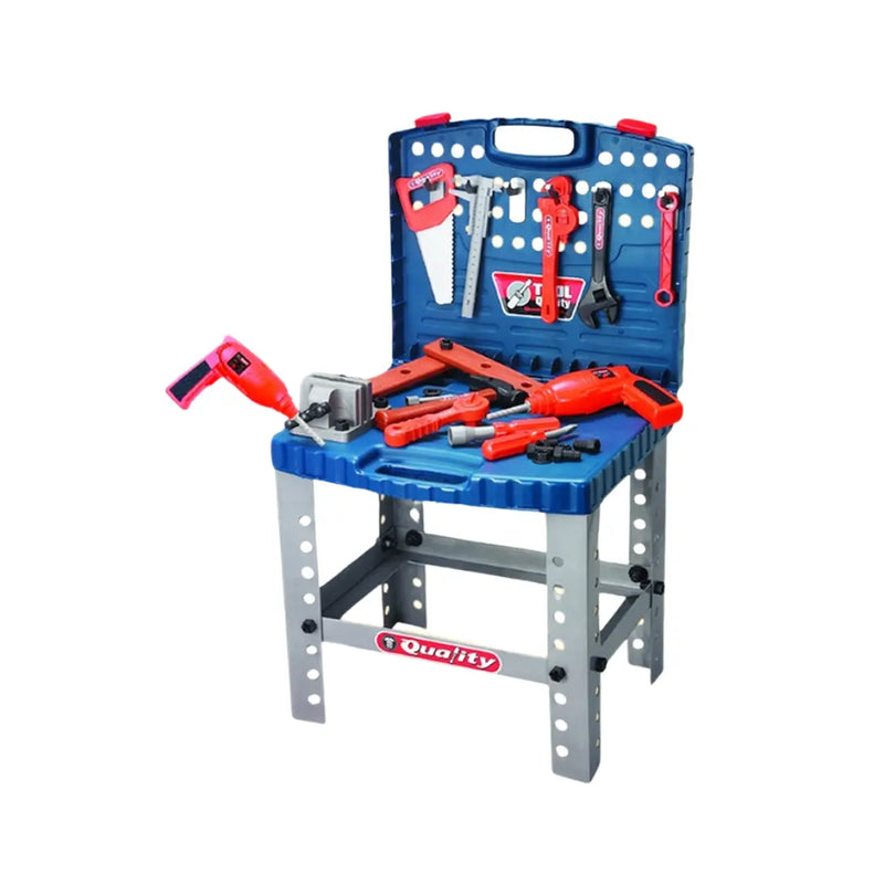 16" Pretend Tool Set Workbench For Kids
