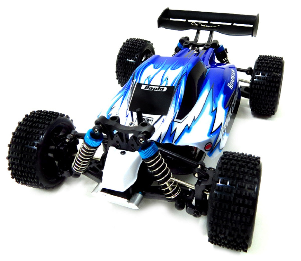 RC Car Buggy - 1:18 Scale 4WD Off-Road Remote Control Buggy, Blue