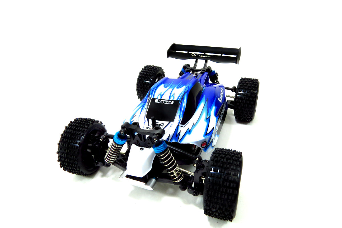 RC Car Buggy - 1:18 Scale 4WD Off-Road Remote Control Buggy, Blue