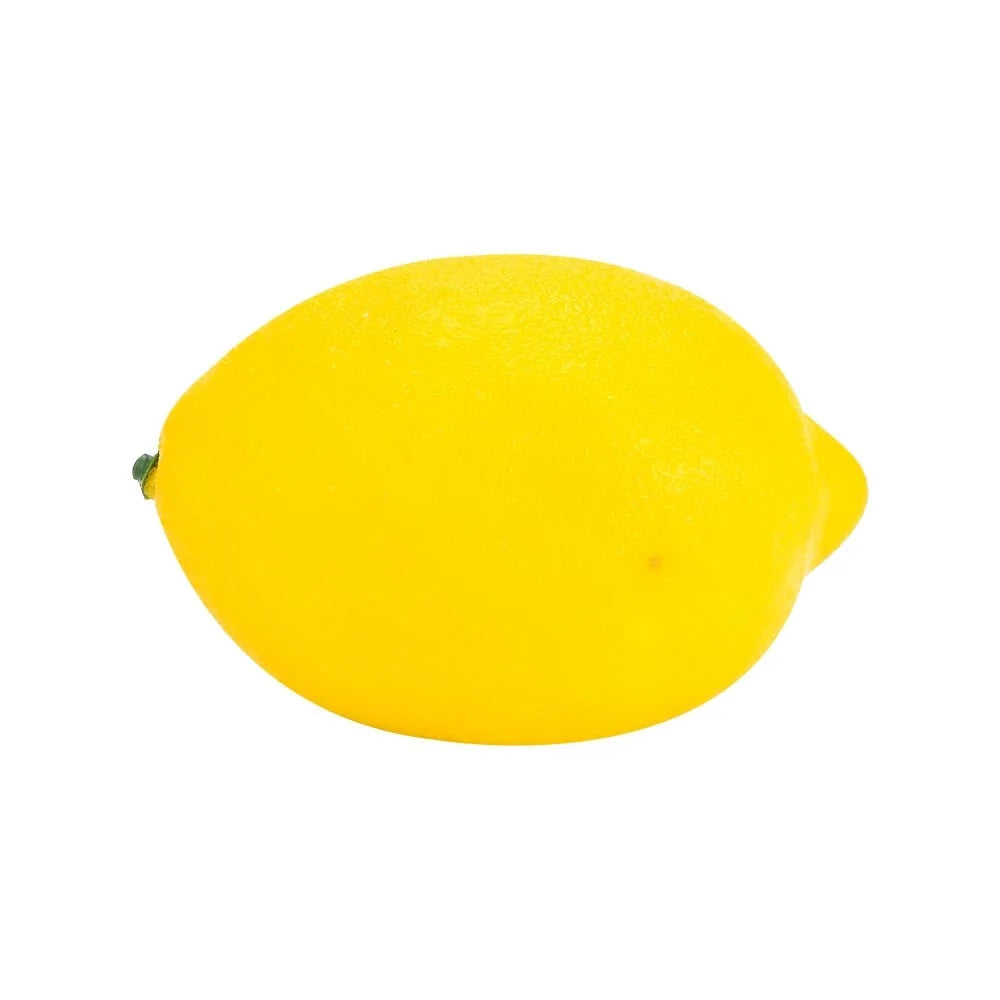 Realistic artificial yellow lemon for home decoration and kitchen display