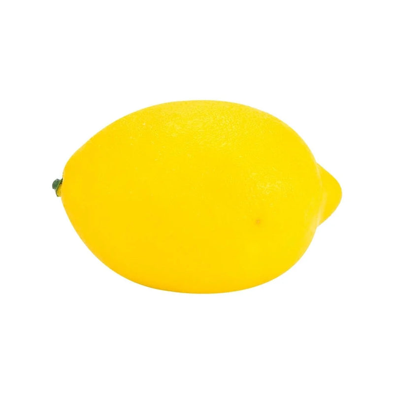 Realistic artificial yellow lemon for home decoration and kitchen display