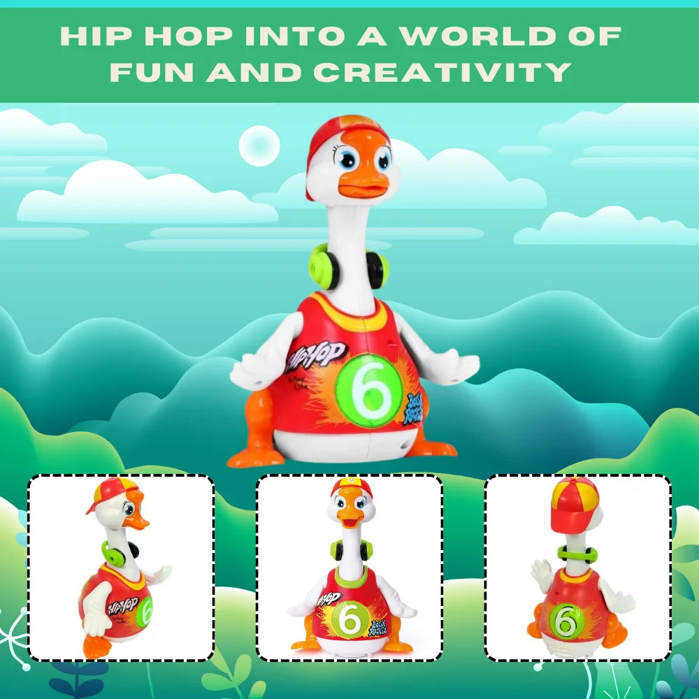 Hip hop goose toy inspiring fun and creativity with its musical features.