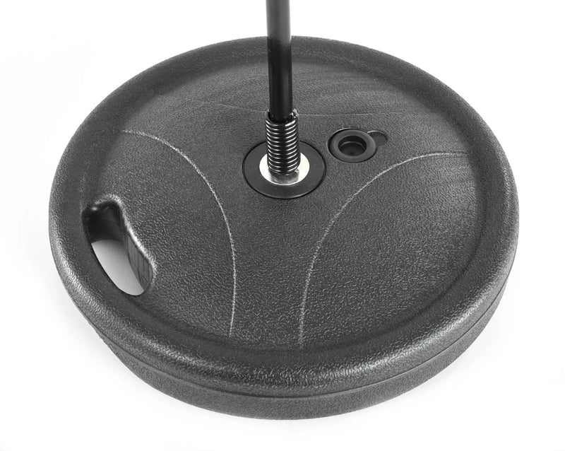 Sturdy round base for kids punching bag with stand, designed for stability