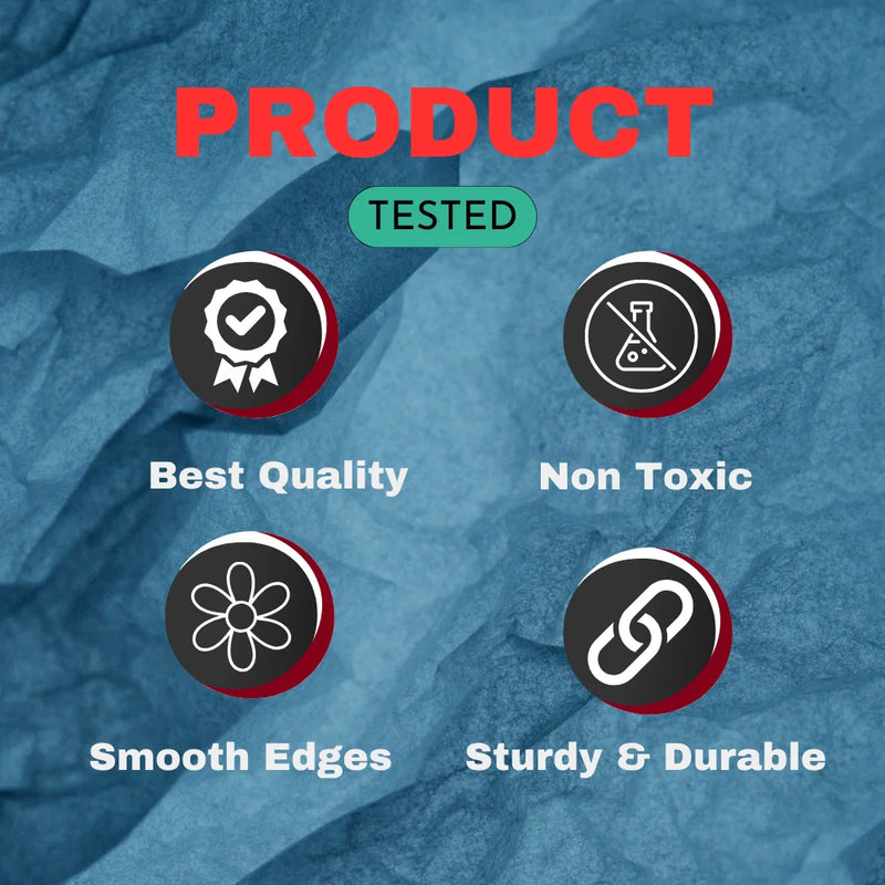 Best quality non-toxic building blocks with smooth edges, tested for durability and safety