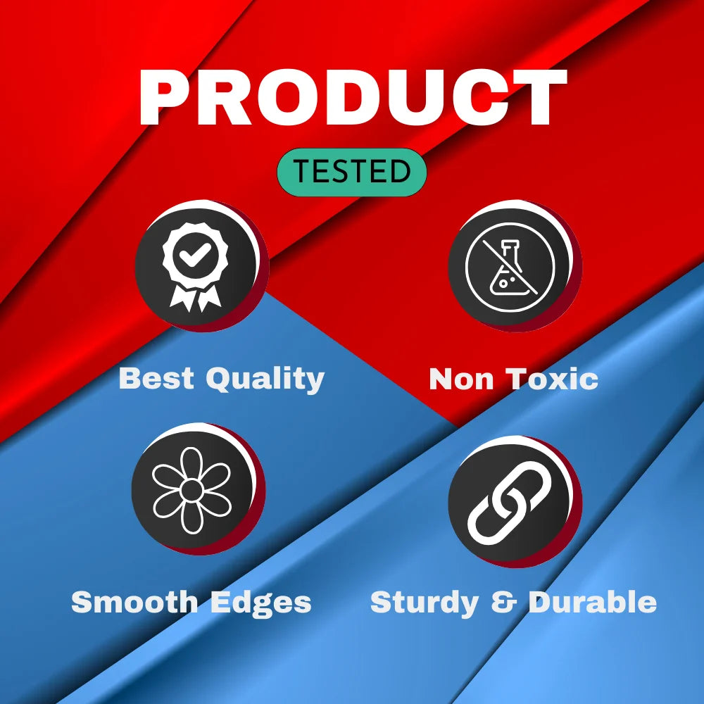 Product quality assurance for bow and arrow set: best quality, non-toxic, smooth edges, sturdy and durable.