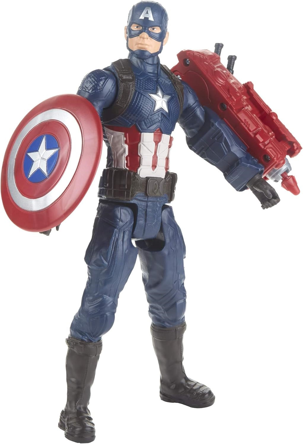 Avengers Marvel Endgame Titan Hero Captain America 12 Inch Action Figure with Titan Hero Power Fx Port