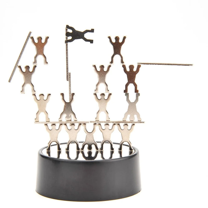  Creative arrangement of magnetic figures showcasing artistic possibilities.
