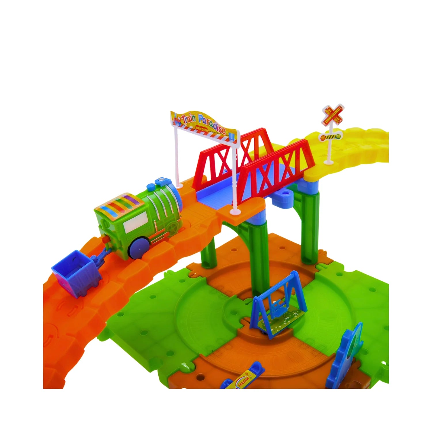 Adventure Park Train Set - 72 Pieces for Endless Fun
