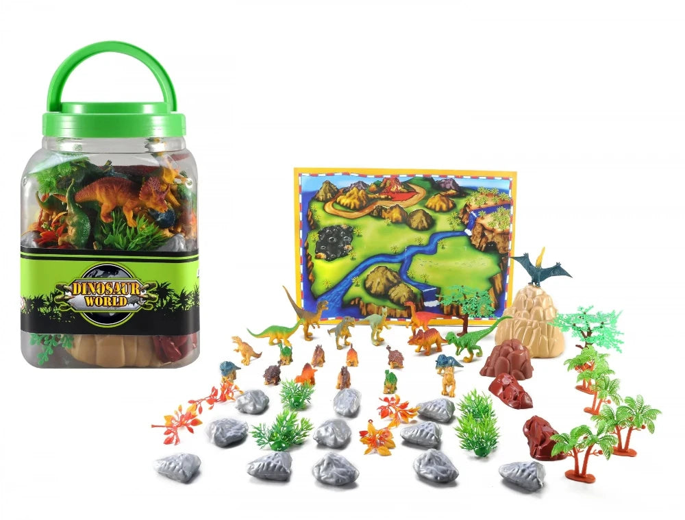 50-Piece Dinosaur Play Set