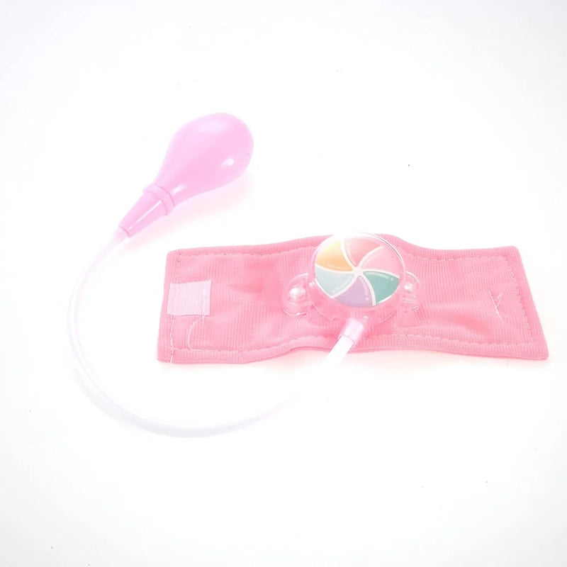 Kids doctor play set blood pressure cuff accessory with pump