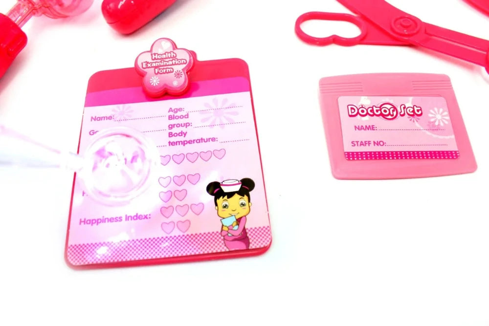 Doctor Nurse Medical Kit Playset (Pink) – Fun and Educational Medical Role-Play for Kids