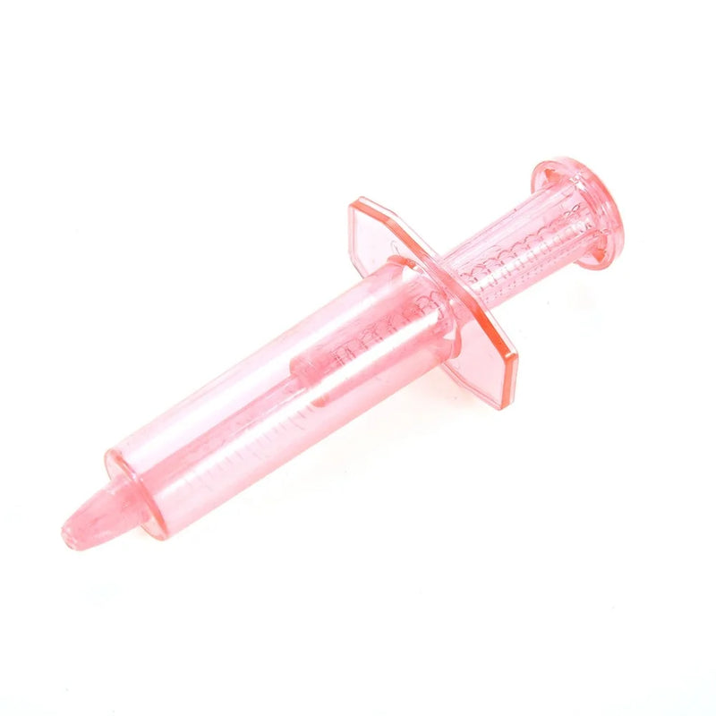 Toy syringe accessory from kids doctor play set